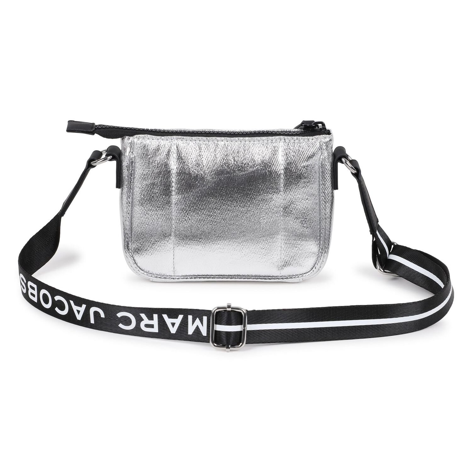 Girls Silver Logo Handbag, 1, hi-res