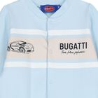 Baby Boys Blue Logo Babygrow, 1, hi-res