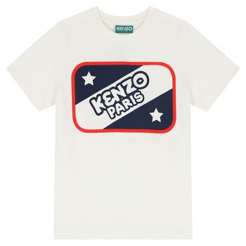 Boys Ivory Logo T-Shirt