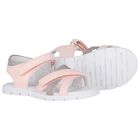 Girls Pink Logo Sandals, 1, hi-res