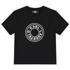 Boys Black Logo T-Shirt, 1, hi-res