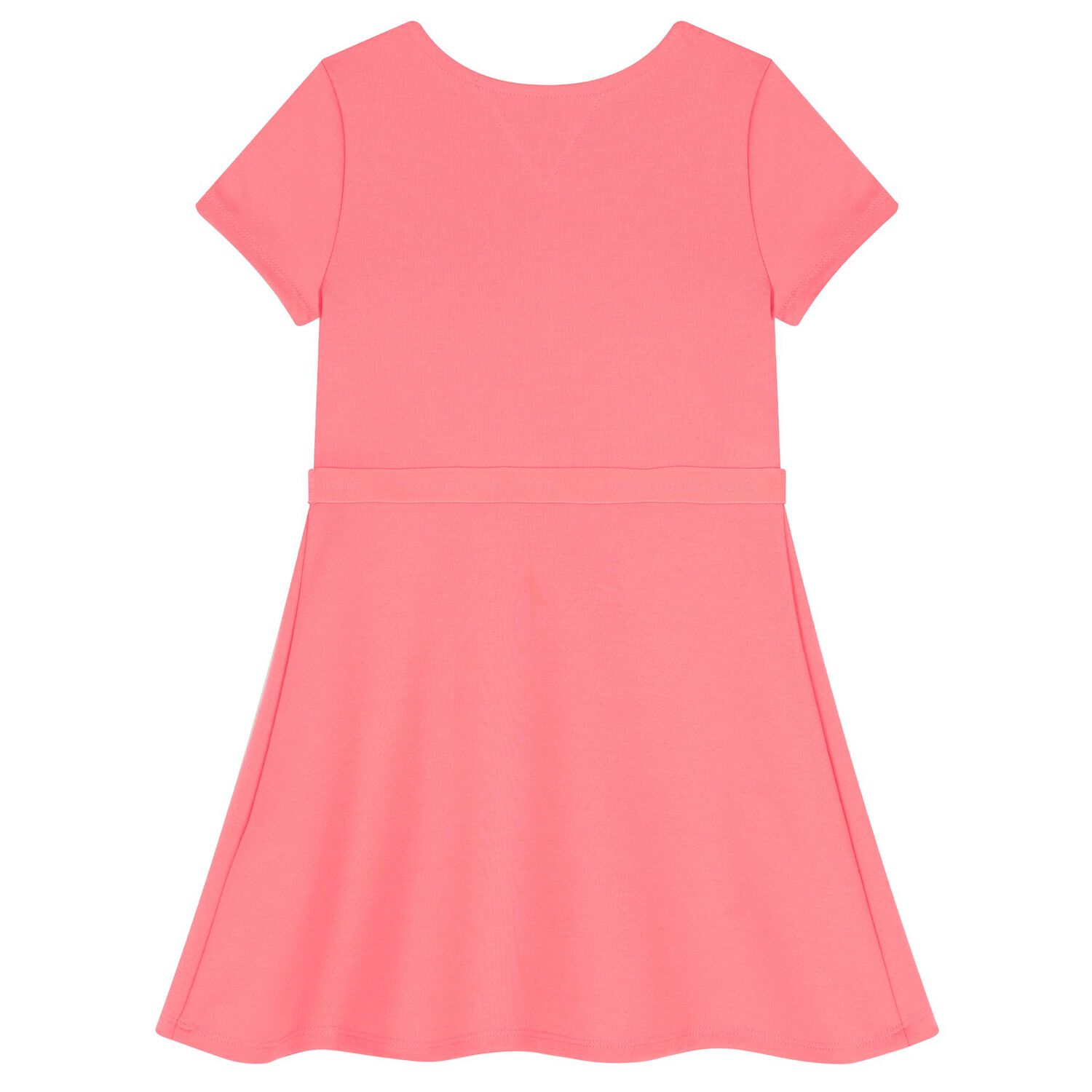 Girls Pink Logo Dress, 2, hi-res