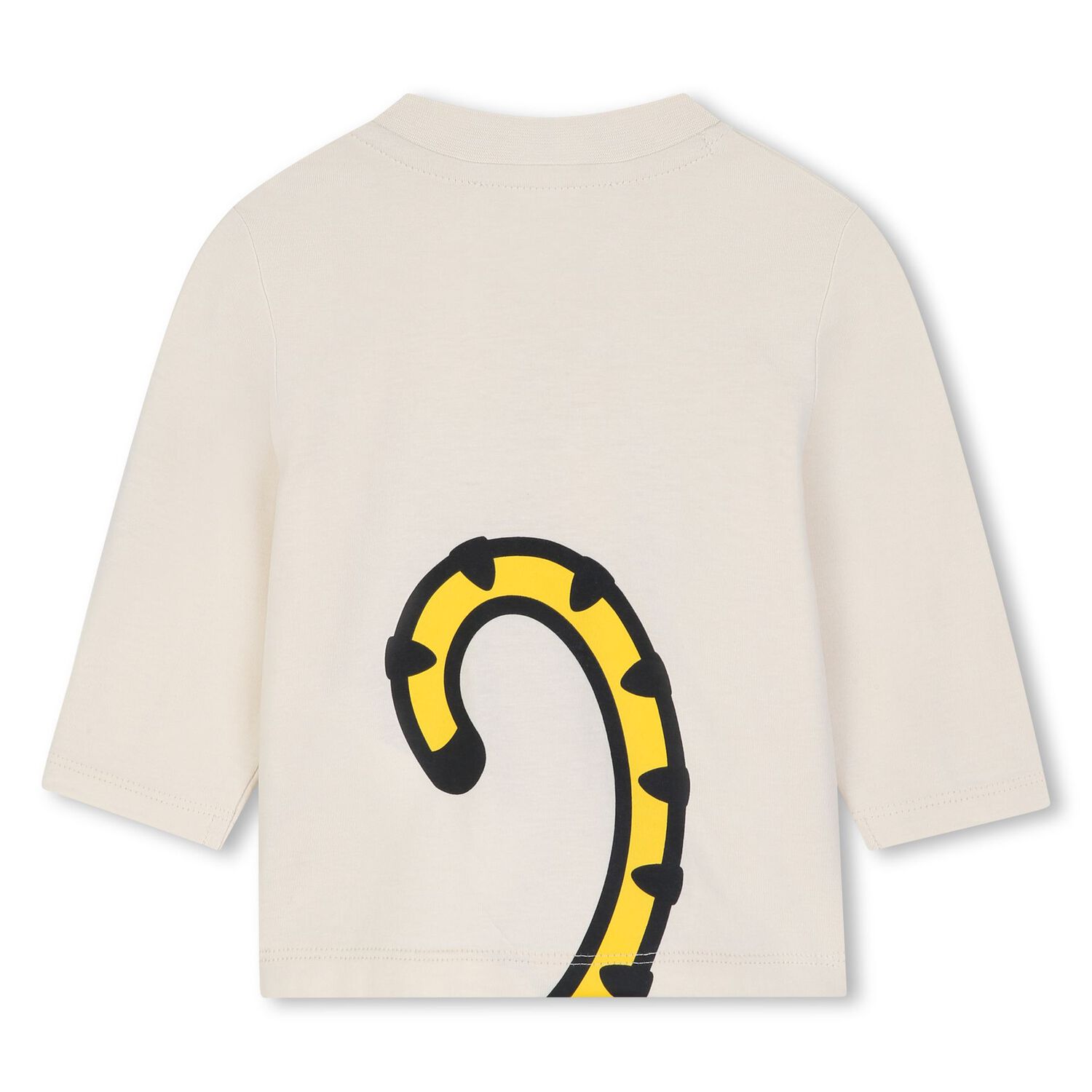 Younger Ivory Tiger Logo Long Sleeve Top, 1, hi-res