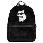 Girls Black Choupette Logo Backpack, 1, hi-res