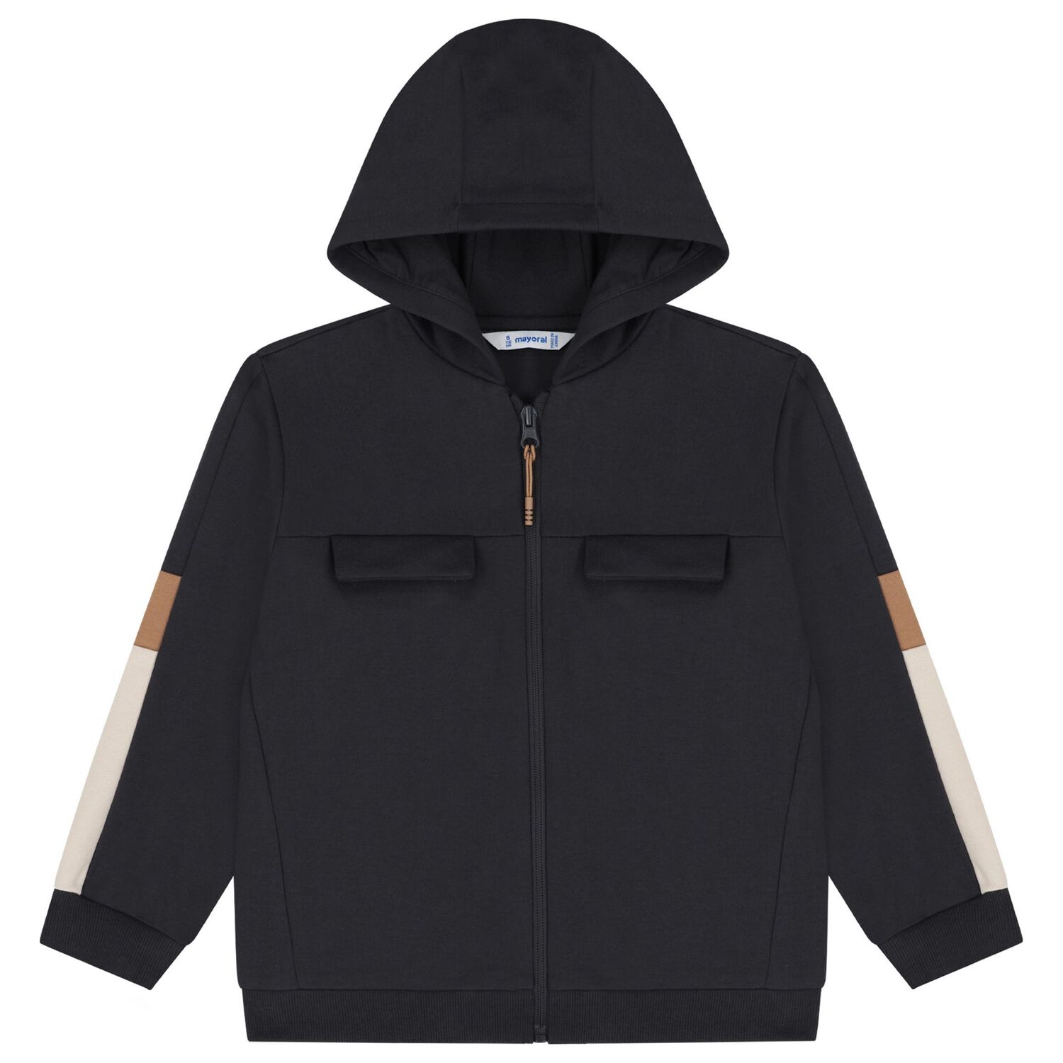 طقم رياضي للأولاد باللونين الأبيض والأسود (3 قطع), 3, hi-res