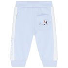 بنطلون رياضي باللون الأزرق الباهت لل, 1, hi-res