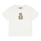 Younger White Teddy Bear Logo T-Shirt, 1, hi-res