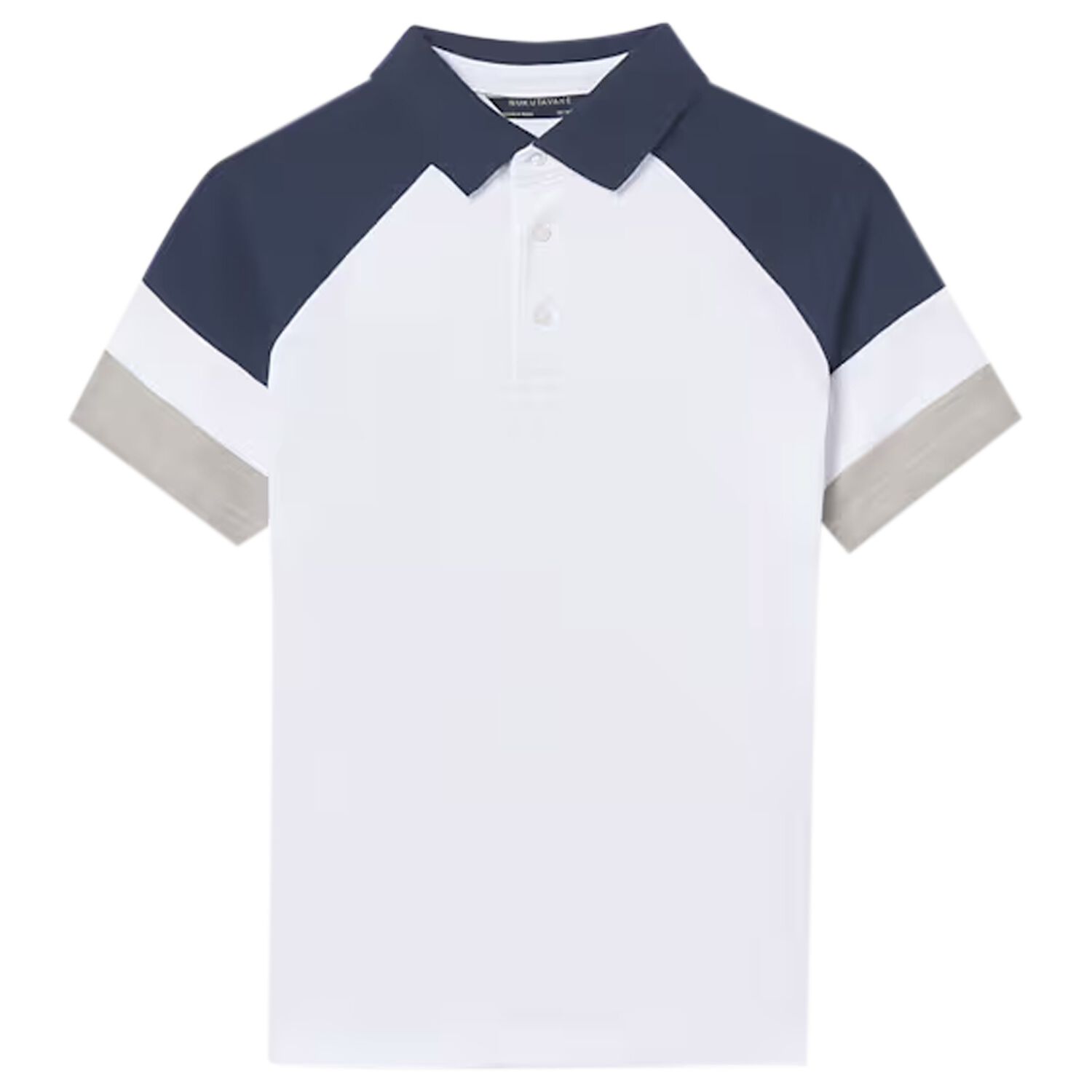 Boys White Polo Shirt, 1, hi-res