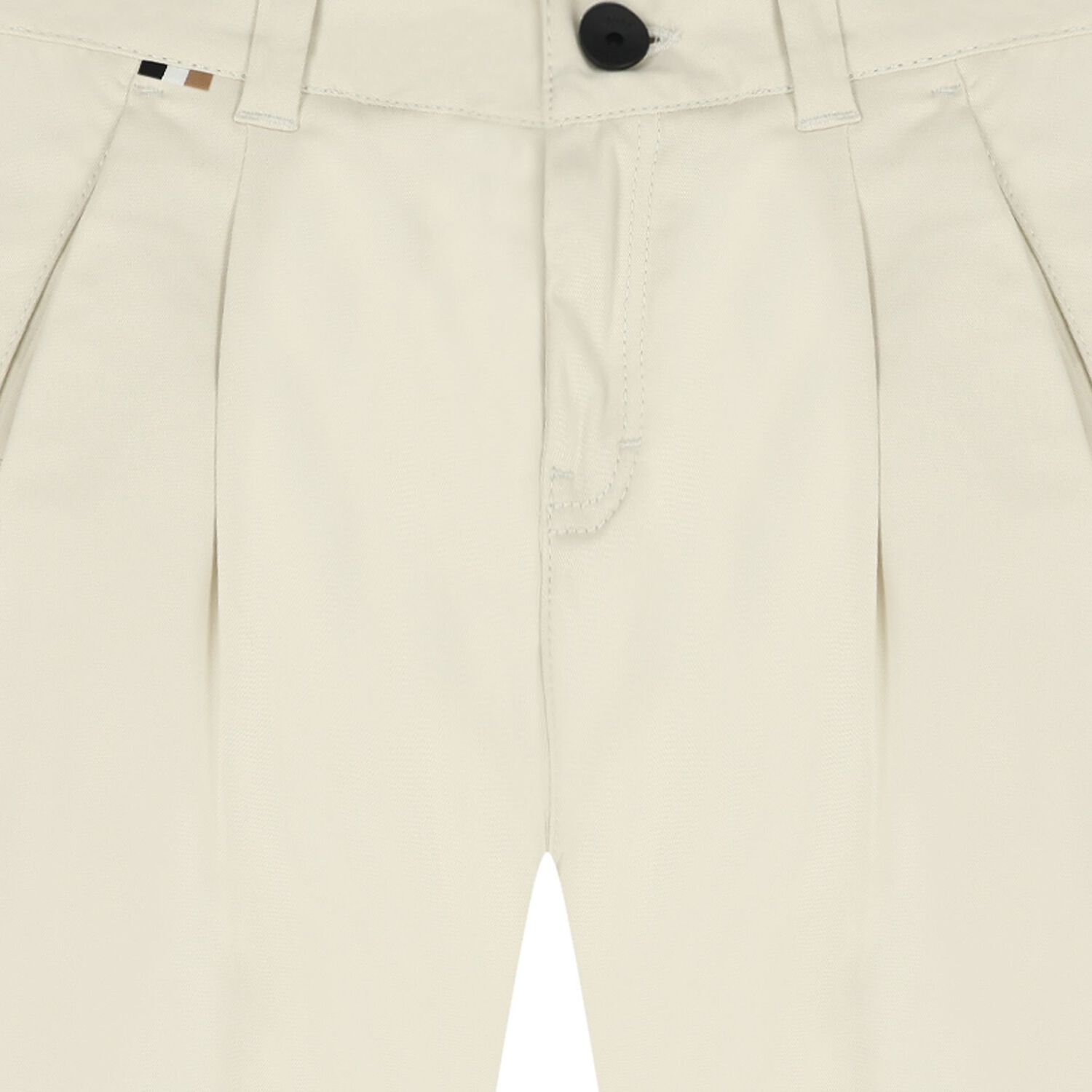 Boys Mini Me Beige Trousers, 1, hi-res