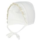 Baby Girls White & Gold Logo Babygrow Gift Set, 1, hi-res