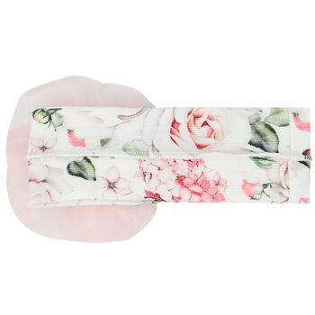 Baby Girls White Floral Headband