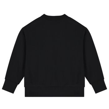 Black Teddy Bear Logo Sweatshirt