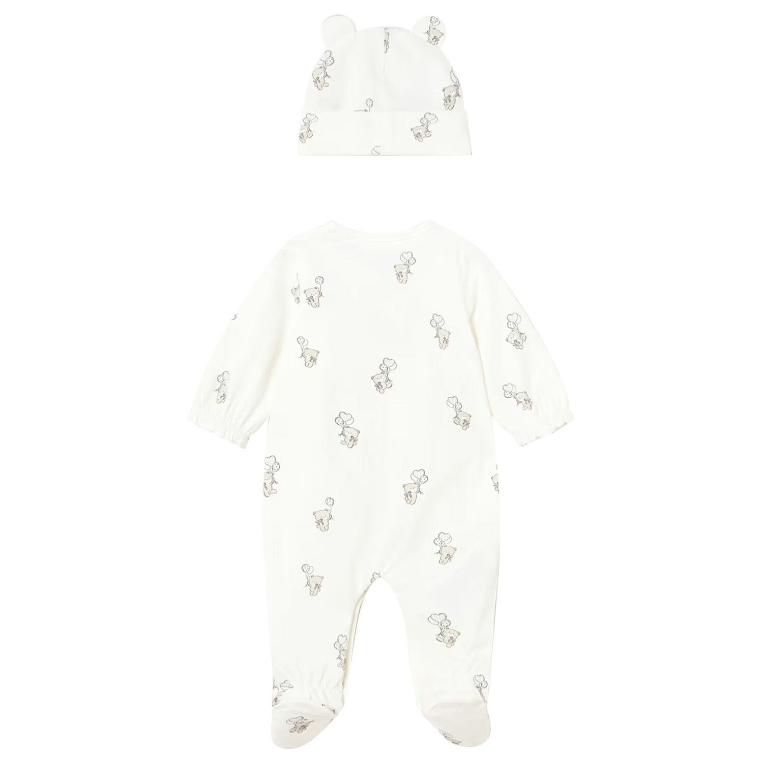 Ivory Teddy Bear Babygrow Set, 2, hi-res