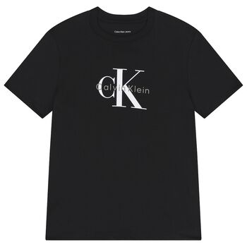 Boys Black Logo T-Shirt 