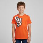 Boys Orange Logo T-Shirt, 1, hi-res