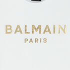 White & Gold Logo T-Shirt, 1, hi-res