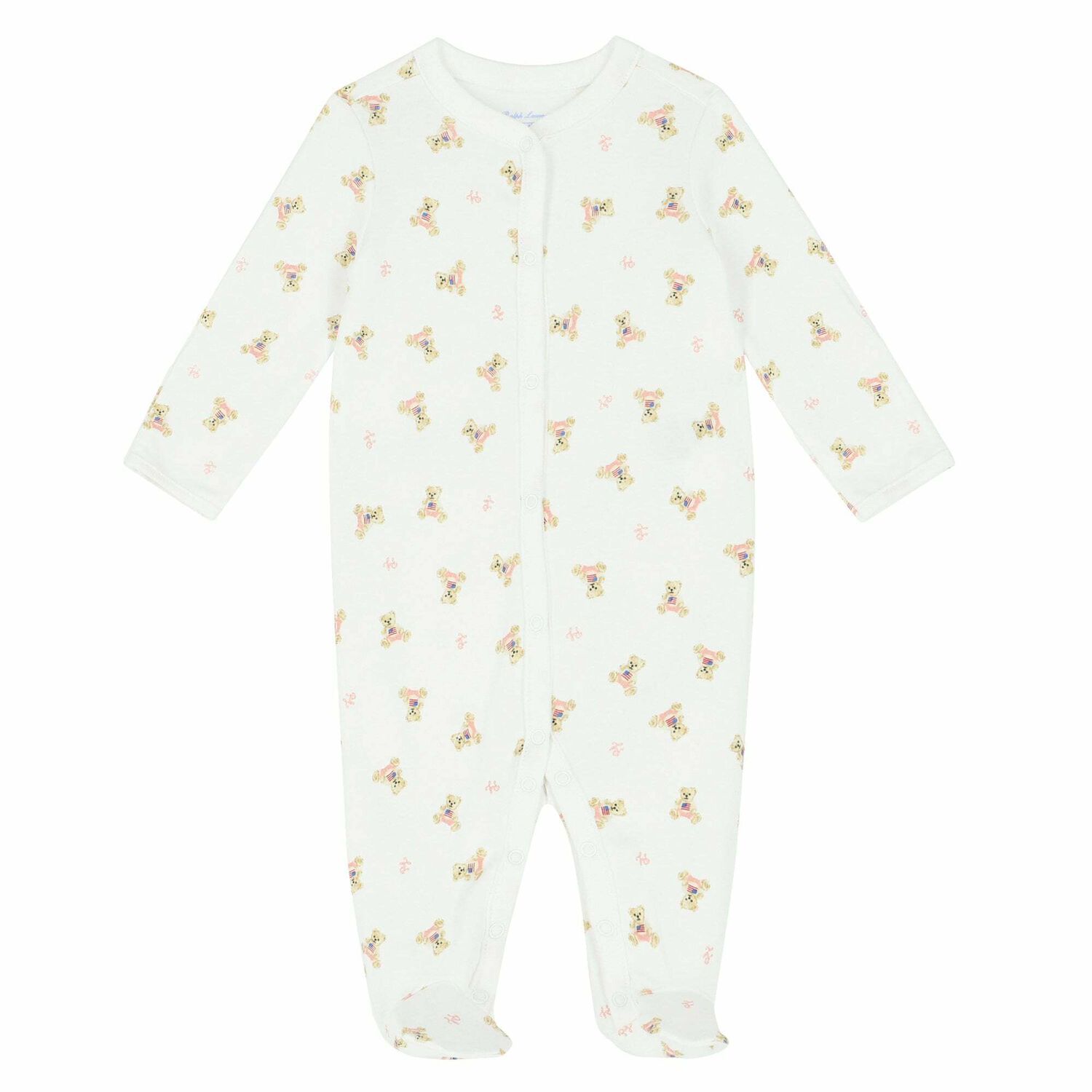 Baby Girls White Printed Babygrow, 2, hi-res image number null