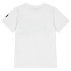 Boys White Logo T-Shirt, 1, hi-res