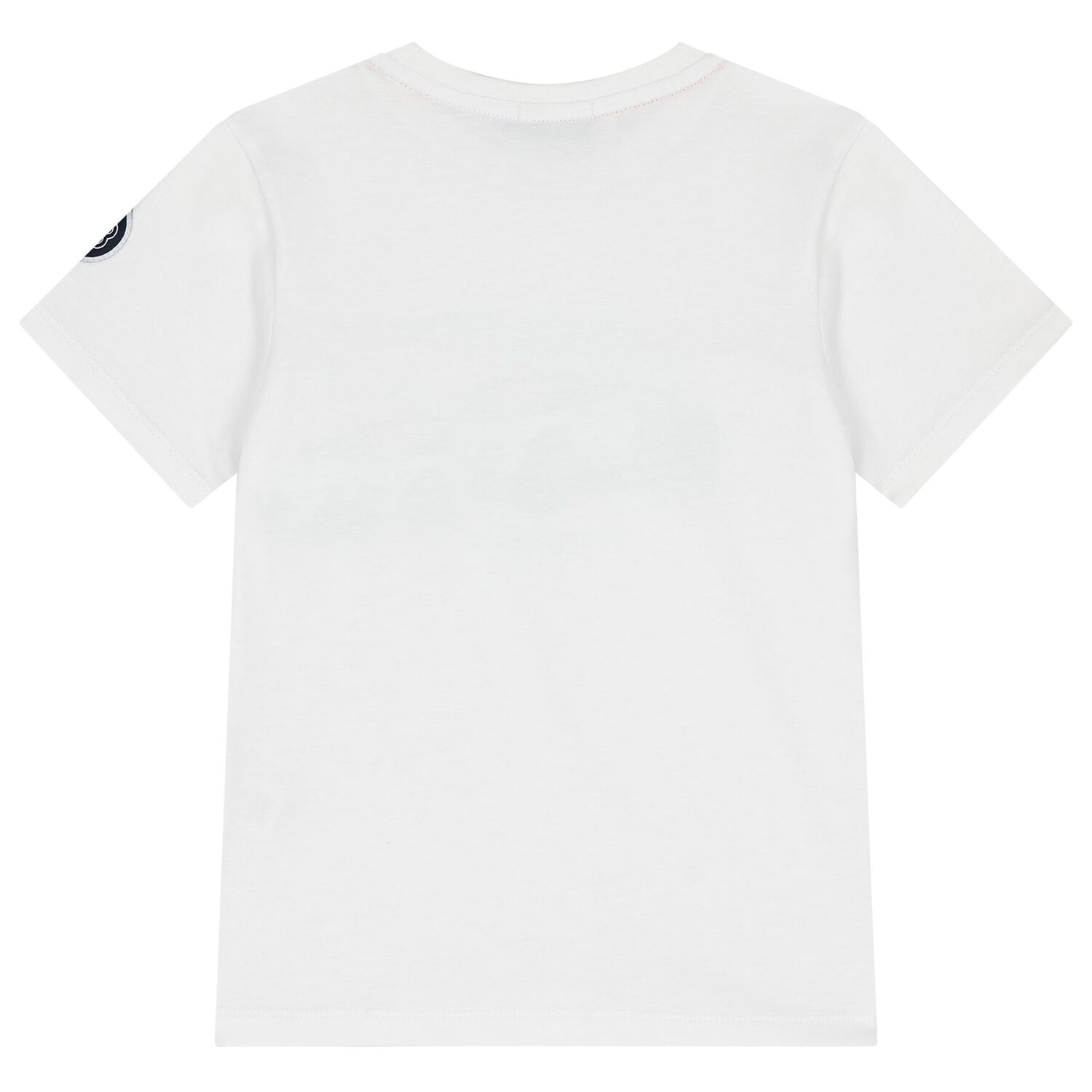 Boys White Logo T-Shirt, 1, hi-res