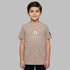 Boys Beige Logo T-Shirt, 3, hi-res