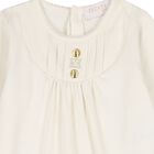 أفارول بنات بالشعار باللون العاجي, 1, hi-res