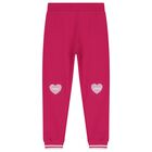 Girls Pink Logo Tracksuit, 2, hi-res