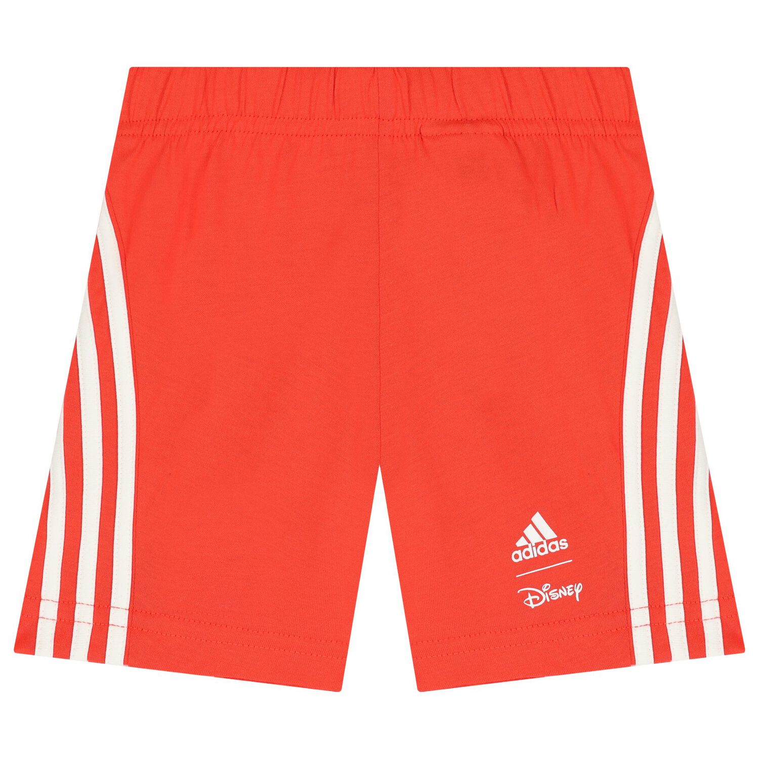 Ivory & Red Mickey Mouse Logo Shorts Set, 2, hi-res