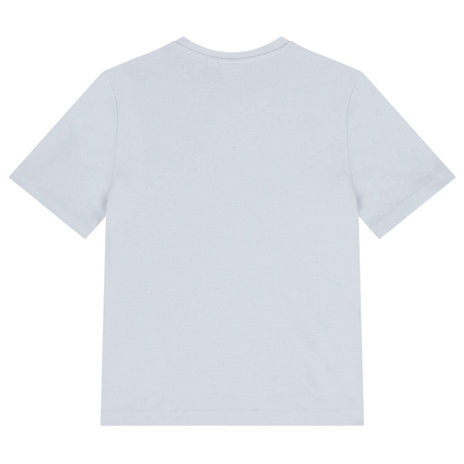 Boys White & Blue Logo T-Shirts (2 Pack), 4, hi-res
