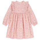Girls Pink & Ivory Liberty Dress, 1, hi-res