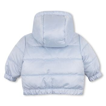 Baby Boys Navy & Blue Reversible Puffer Jacket
