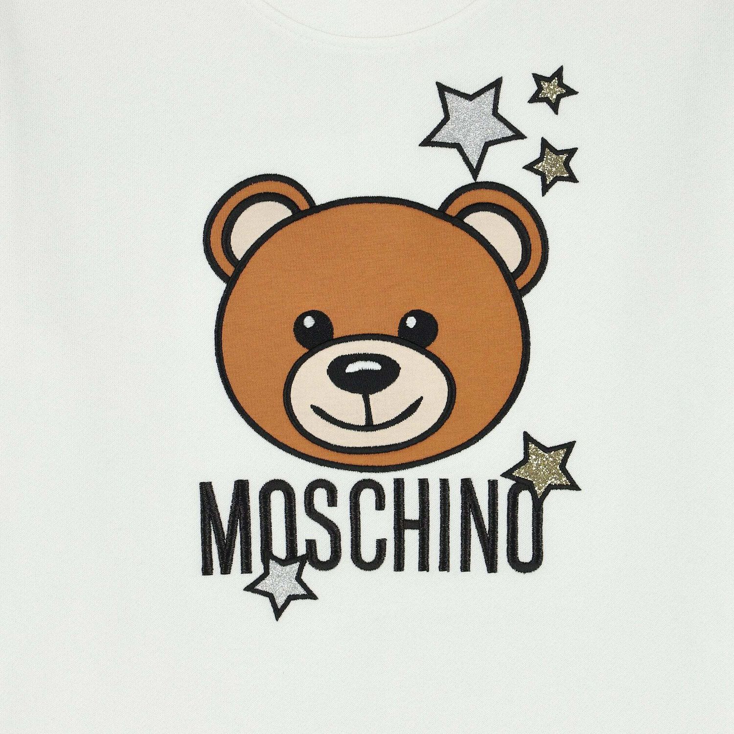 Girls Ivory Logo Dress, 1, hi-res image number null