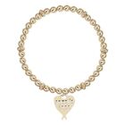 أساور باللون الوردي و الذهبي للبنات ( 4 قطع), 1, hi-res