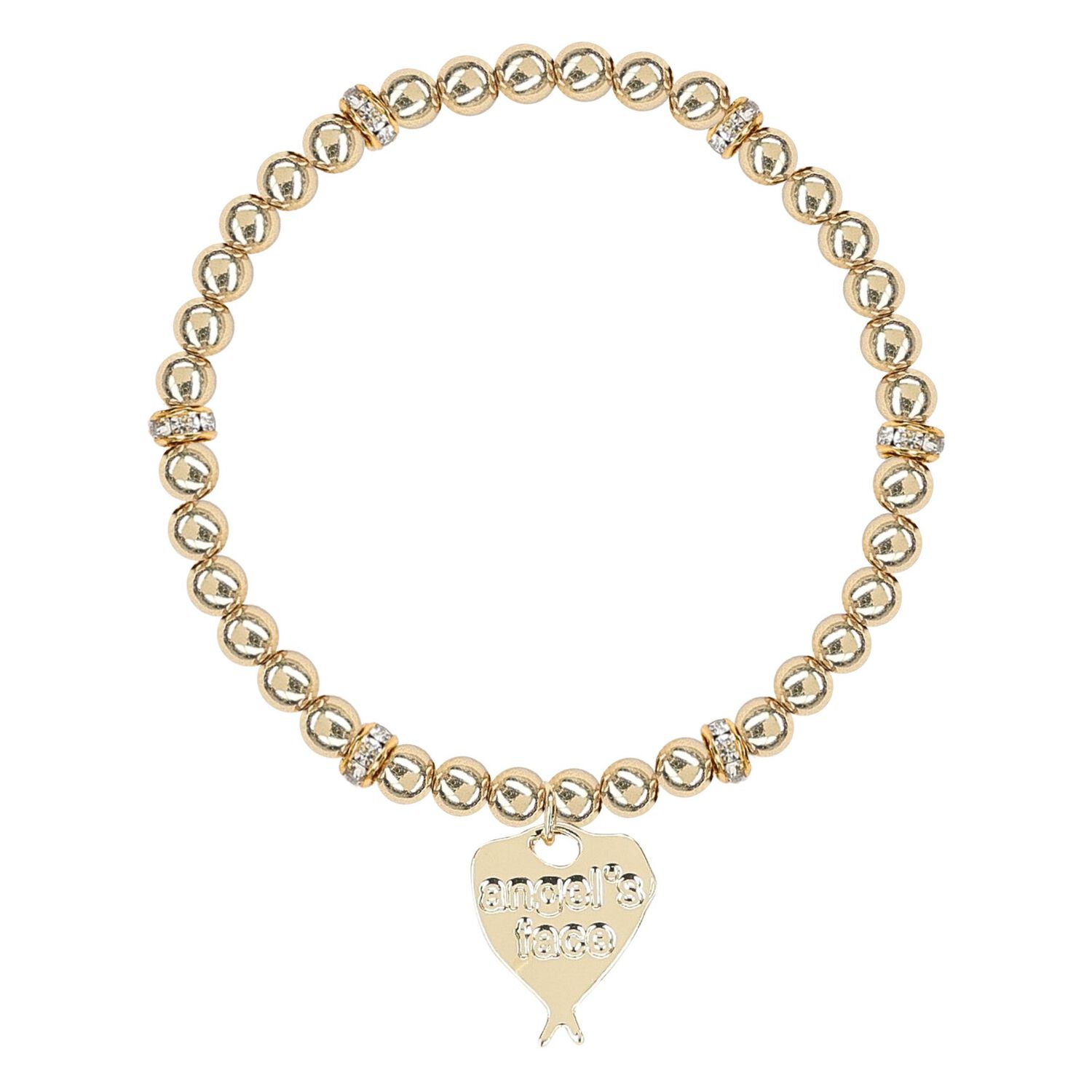 أساور باللون الوردي و الذهبي للبنات ( 4 قطع), 1, hi-res