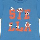 تيشيرت أطفال بالشعار باللون الأزرق للأولاد, 1, hi-res