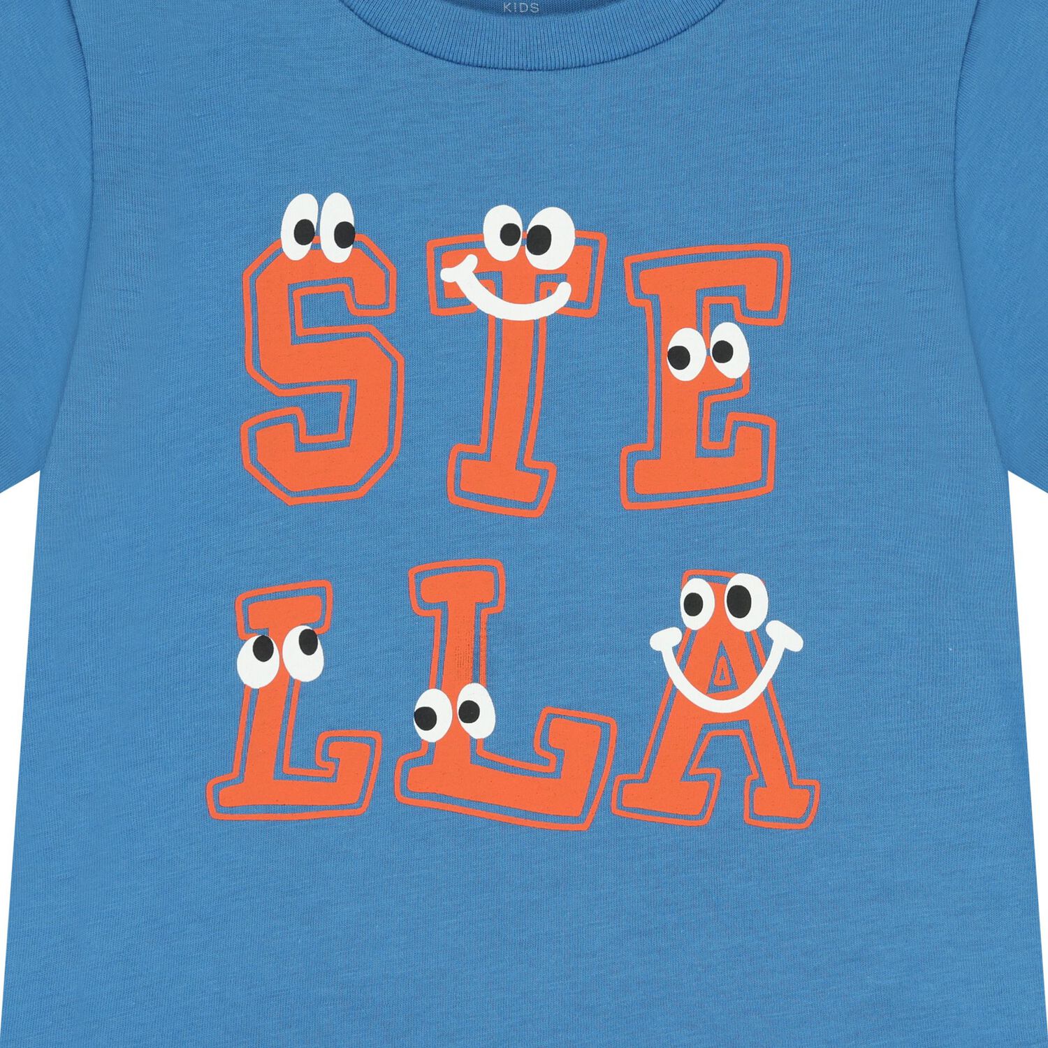 تيشيرت أطفال بالشعار باللون الأزرق للأولاد, 1, hi-res
