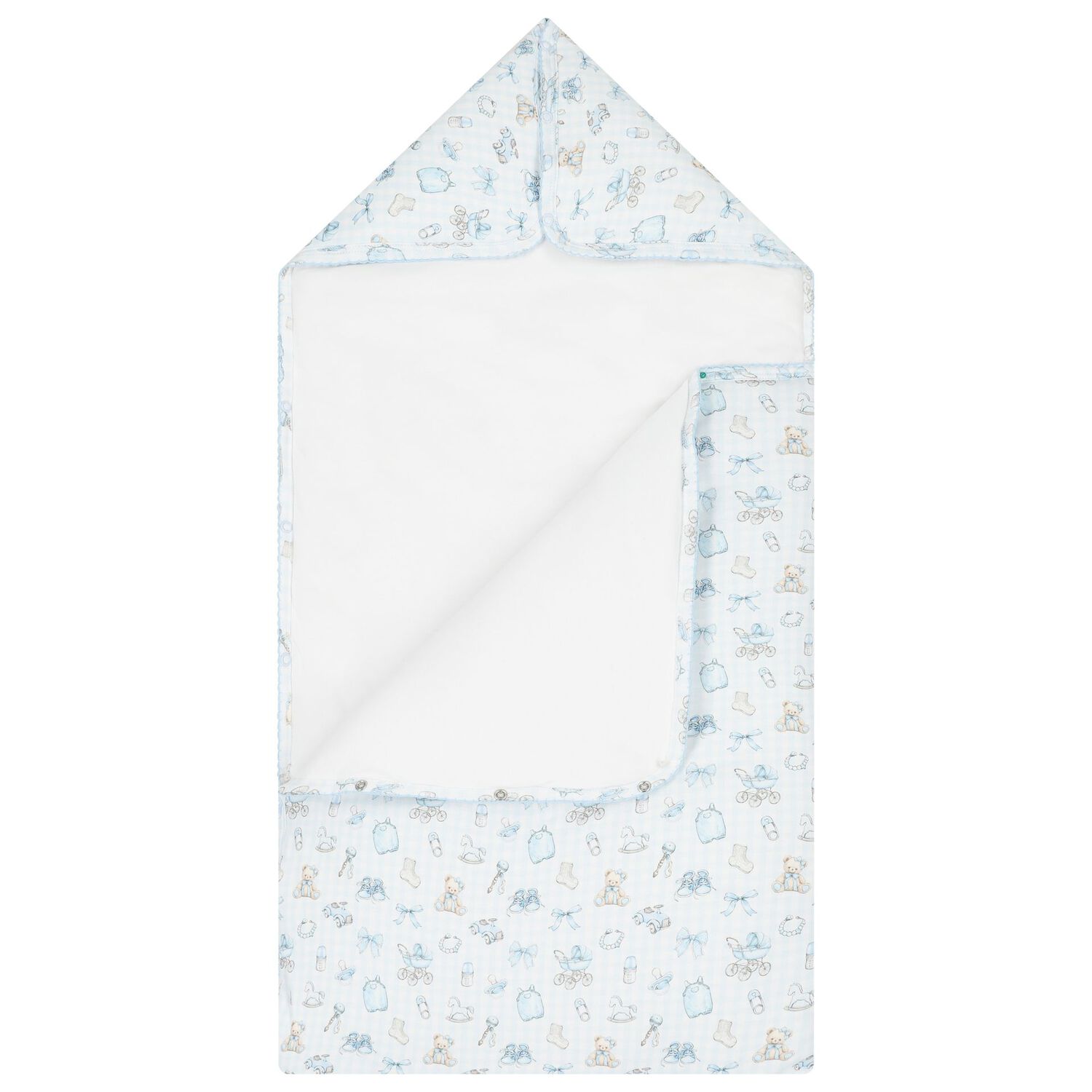 Blue Nursery Print Baby Nest, 1, hi-res image number null