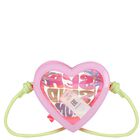 Girls Pink Heart Handbag, 1, hi-res