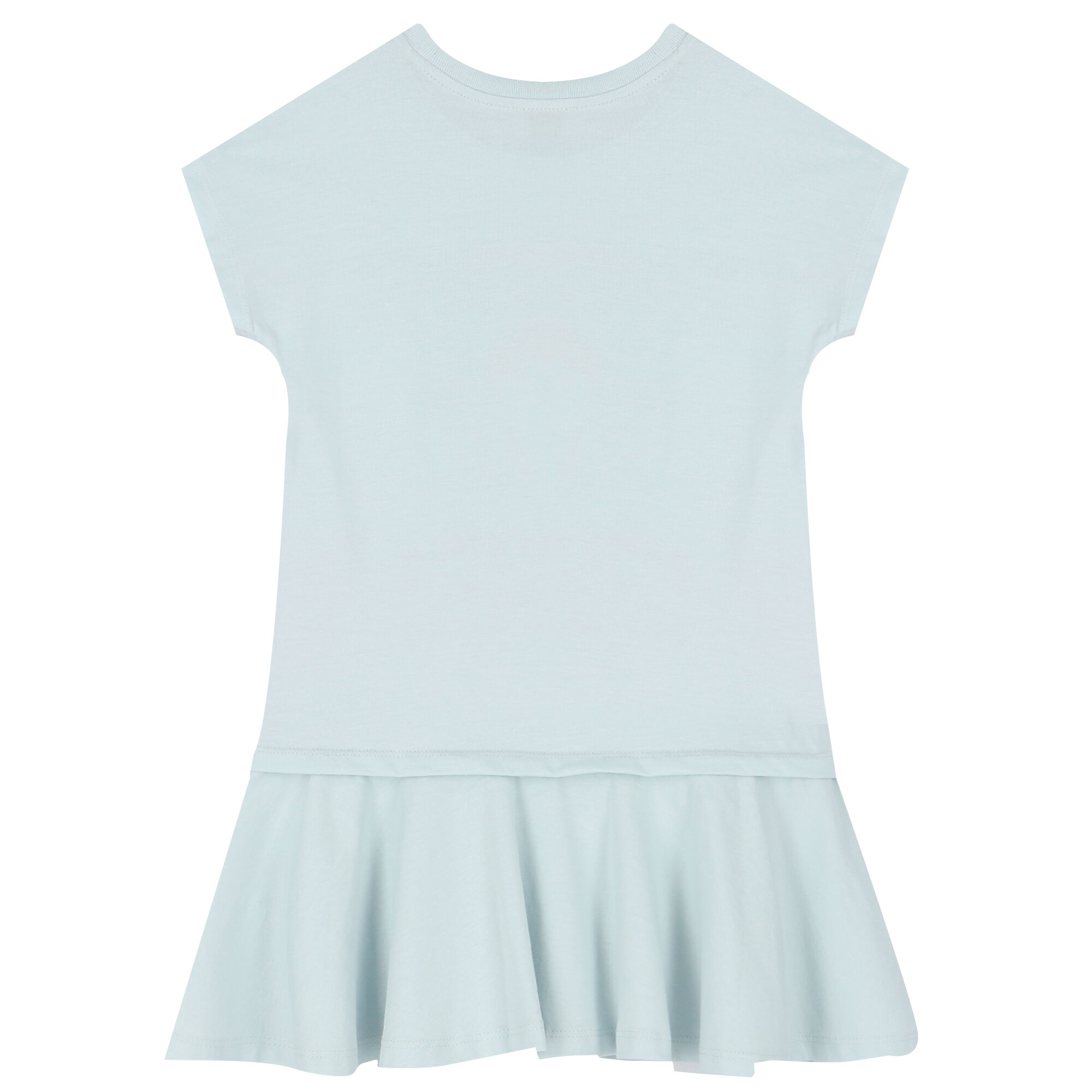 Pale blue t shirt dress hot sale