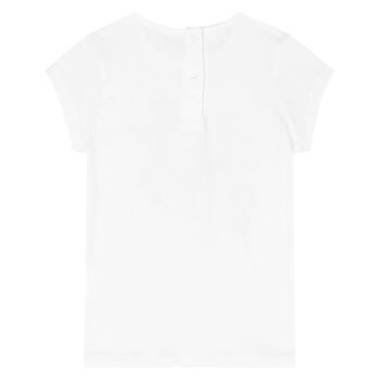 Girls White Koala T-Shirt
