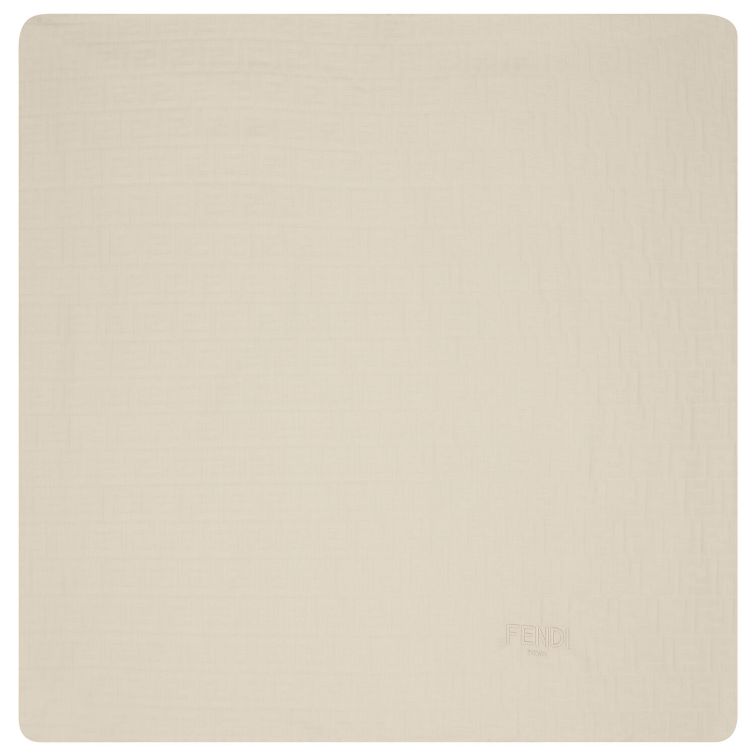 Beige Logo Baby Blanket, 1, hi-res