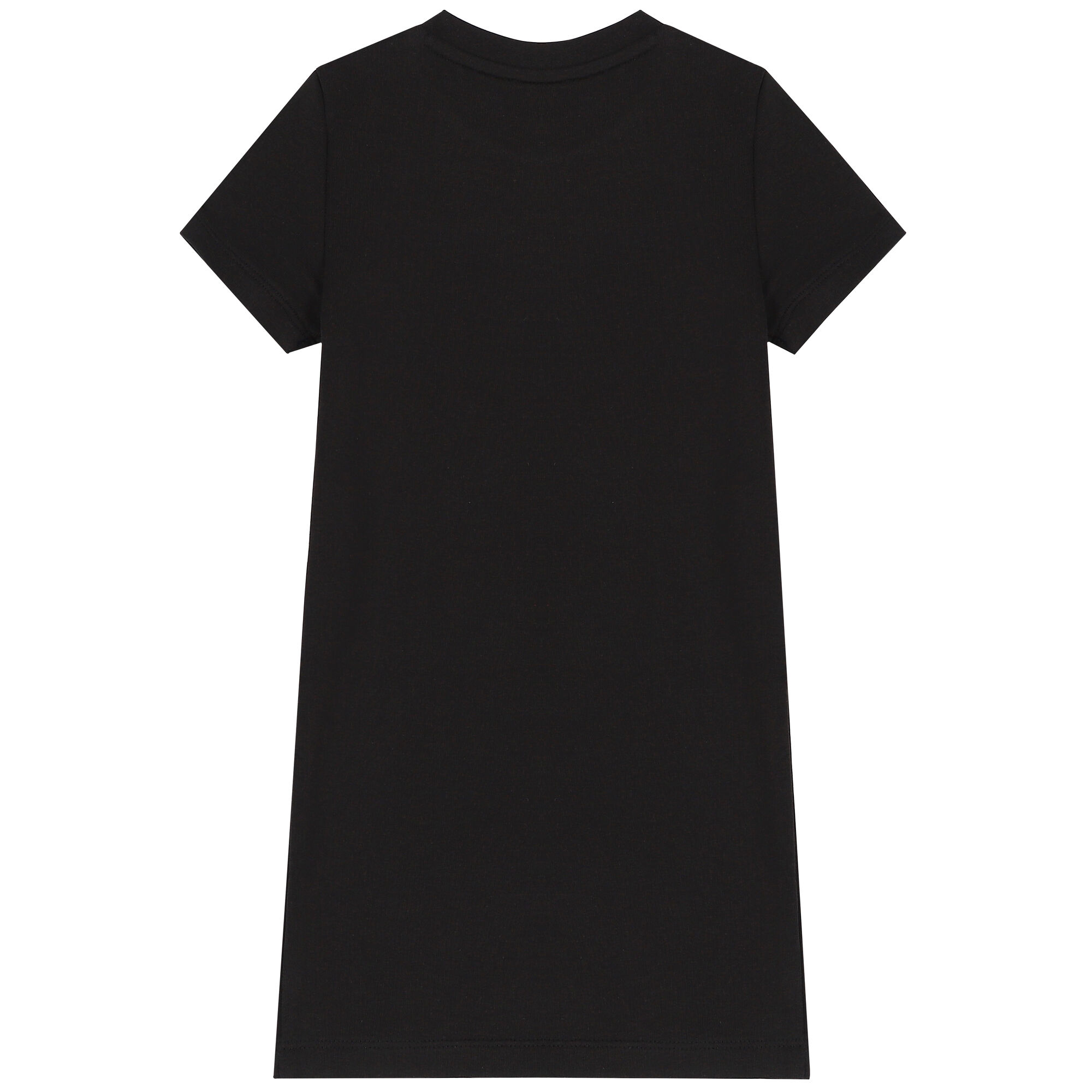 Basic black t shirt dress top