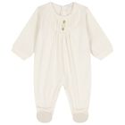 أفارول بنات بالشعار باللون العاجي, 1, hi-res