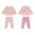 Baby Girls Multi-Coloured Floral Leggings Set ( 2-Pack ), 1, hi-res