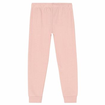 Girls Pink Logo Joggers