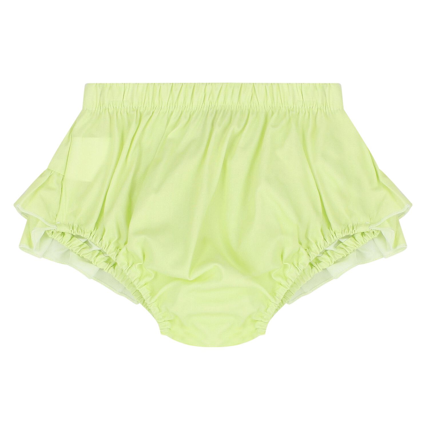 Baby Gilrs Pink & Green Ruffled Floral Dress Set, 1, hi-res