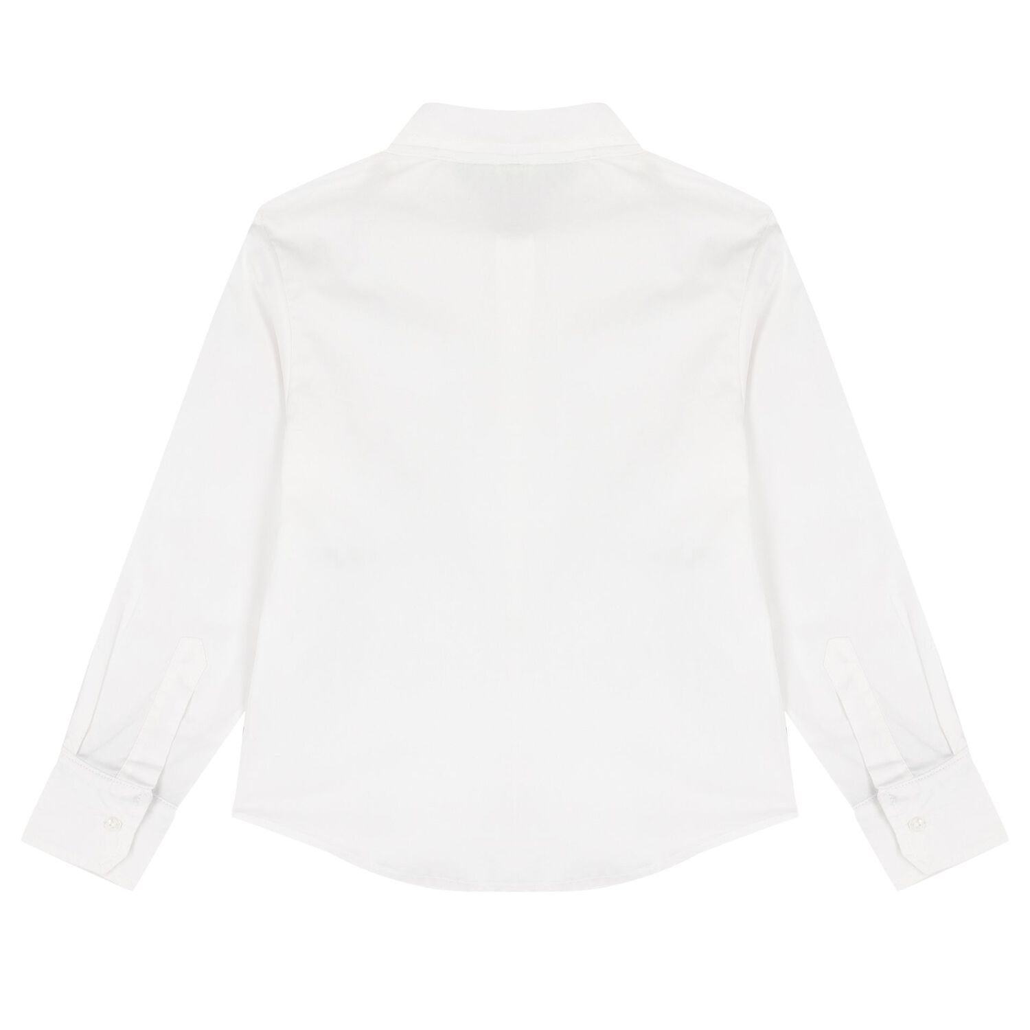 Boys White Logo Shirt, 1, hi-res image number null