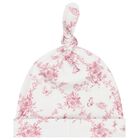 Baby Girls White & Pink Floral & Butterflies Babygrow Set, 1, hi-res