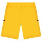 Boys Yellow Haaland Logo Shorts, 2, hi-res