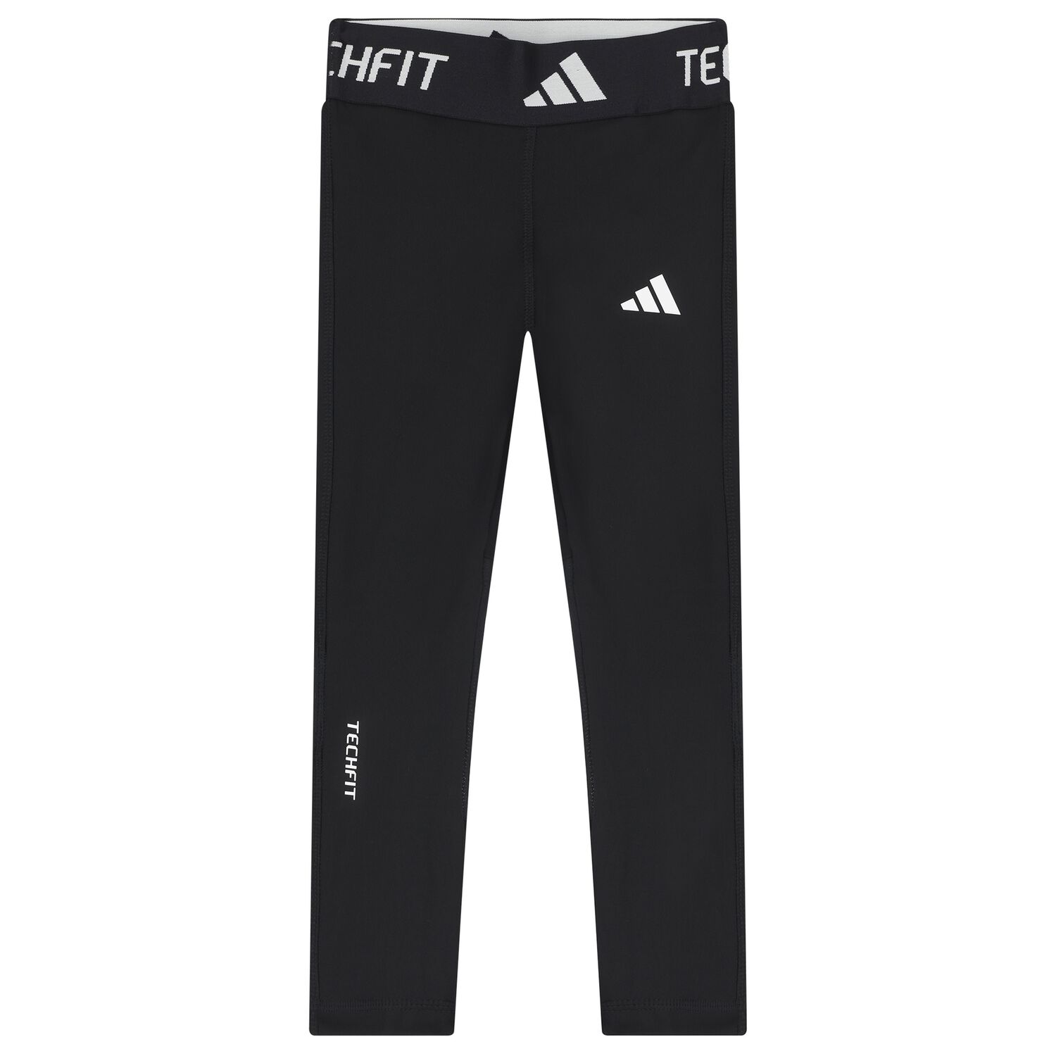 Girls Black Logo Leggings, 1, hi-res