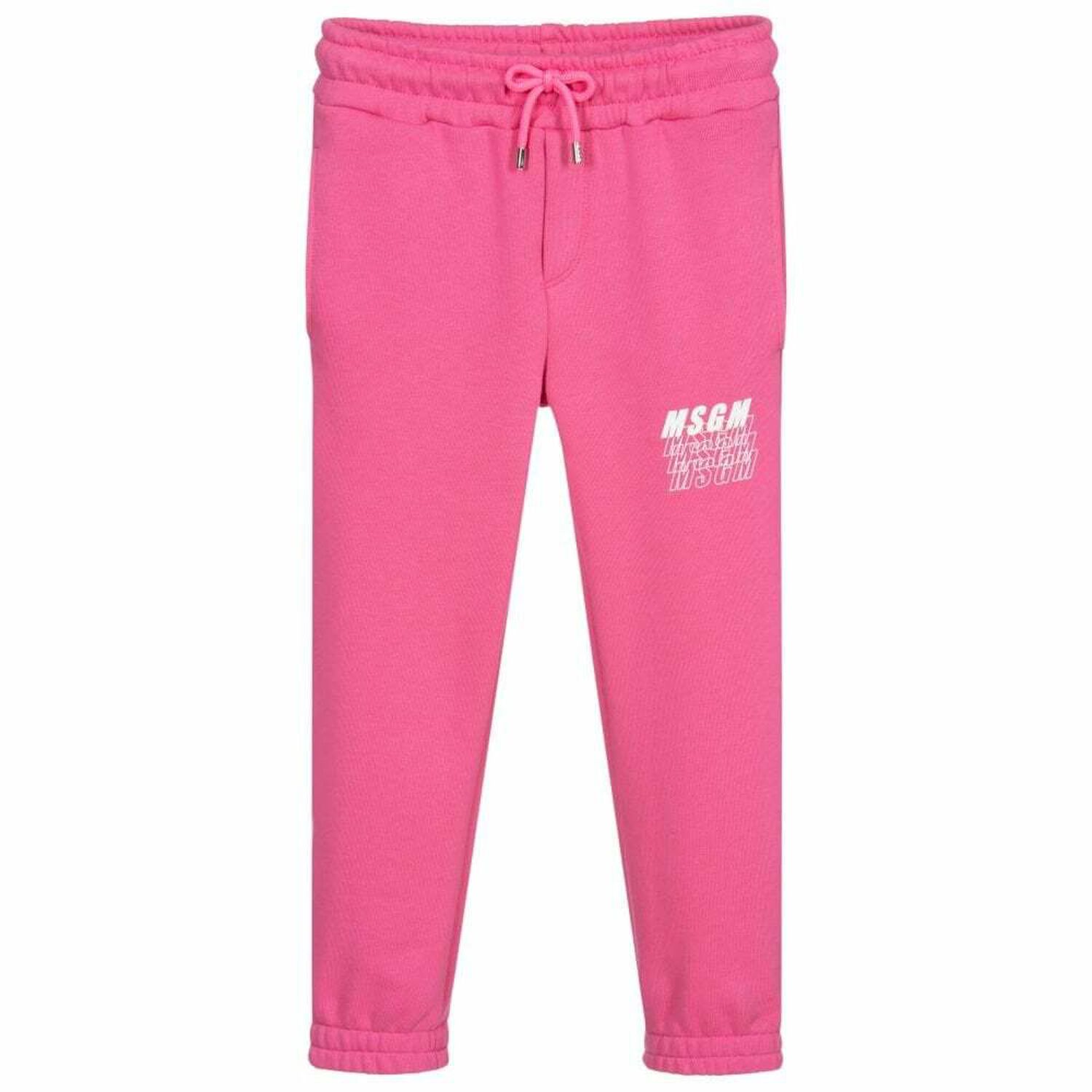Girls Pink Logo Joggers, 1, hi-res image number null